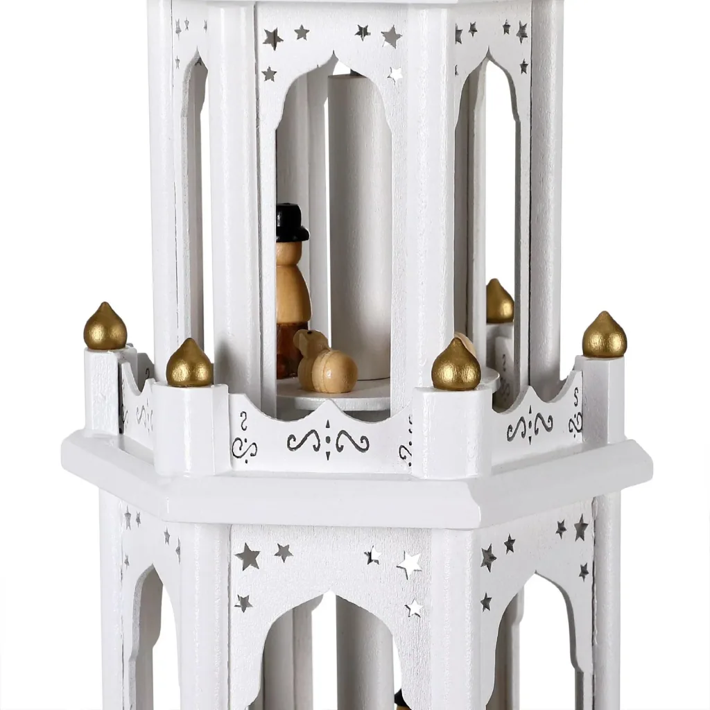 Weihnachtspyramide XL Weiß
