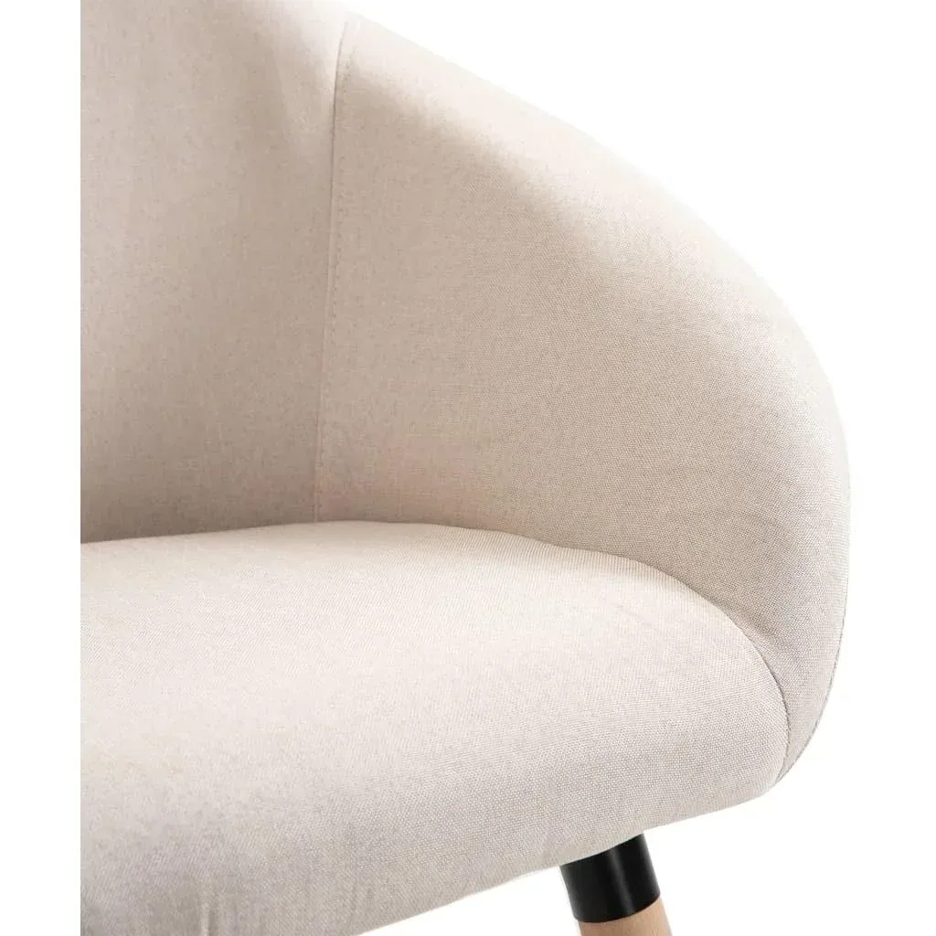 Esszimmerstuhl in Creme