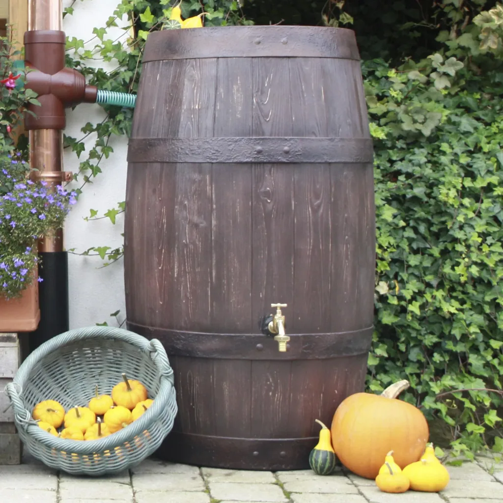 Regentonne "Barrique", 250 l, Farbe dunkelbraun