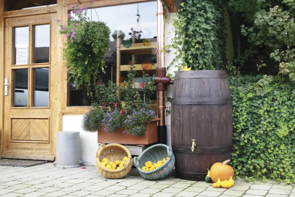 Regentonne "Barrique", 250 l, Farbe dunkelbraun