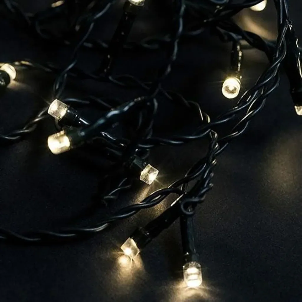 IJspegel verlichting 360 LED's warm wit binnen/buiten 12 meter IP44