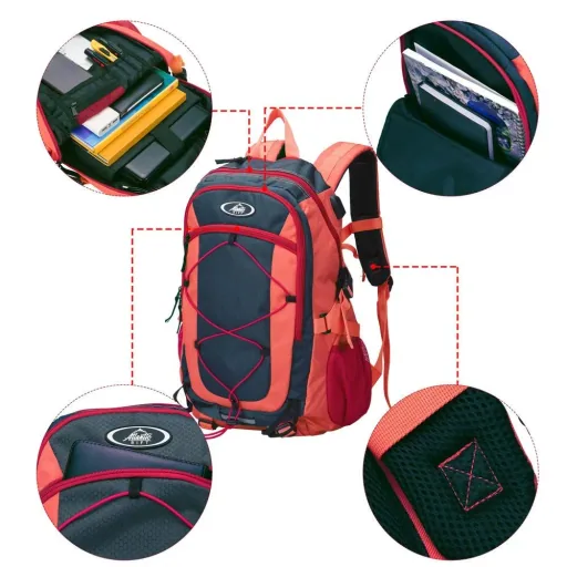 Sport- und Freizeit Rucksack 25L rot